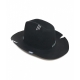 Cappello Texano con ricamo nero