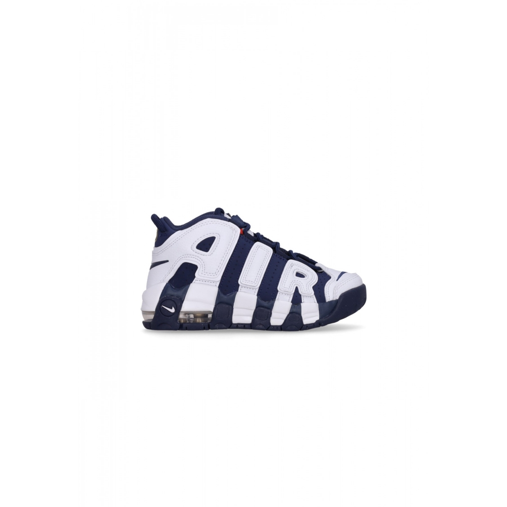 scarpa alta bambino air more uptempo ps WHITE/MIDNIGHT NAVY/METALLIC GOLD