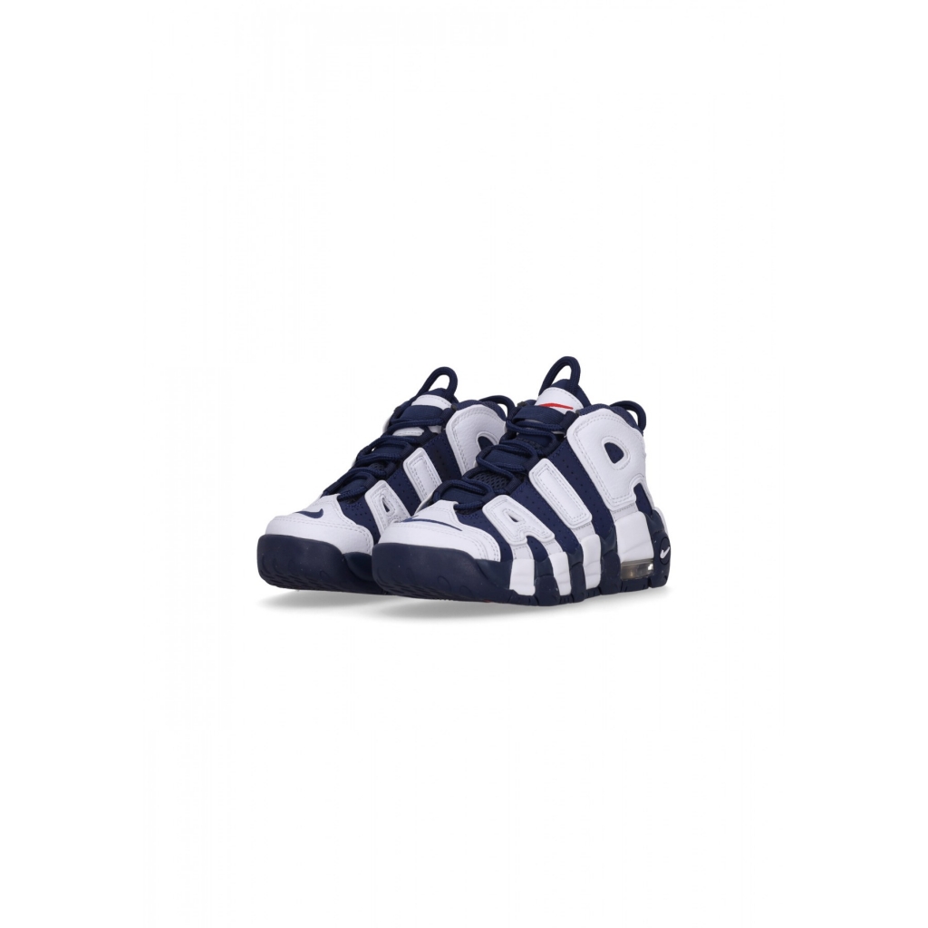 scarpa alta bambino air more uptempo ps WHITE/MIDNIGHT NAVY/METALLIC GOLD