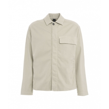 Giacca overshirt grigio chiaro