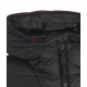 Gilet in piuma Donoma in nylon ripstop nero