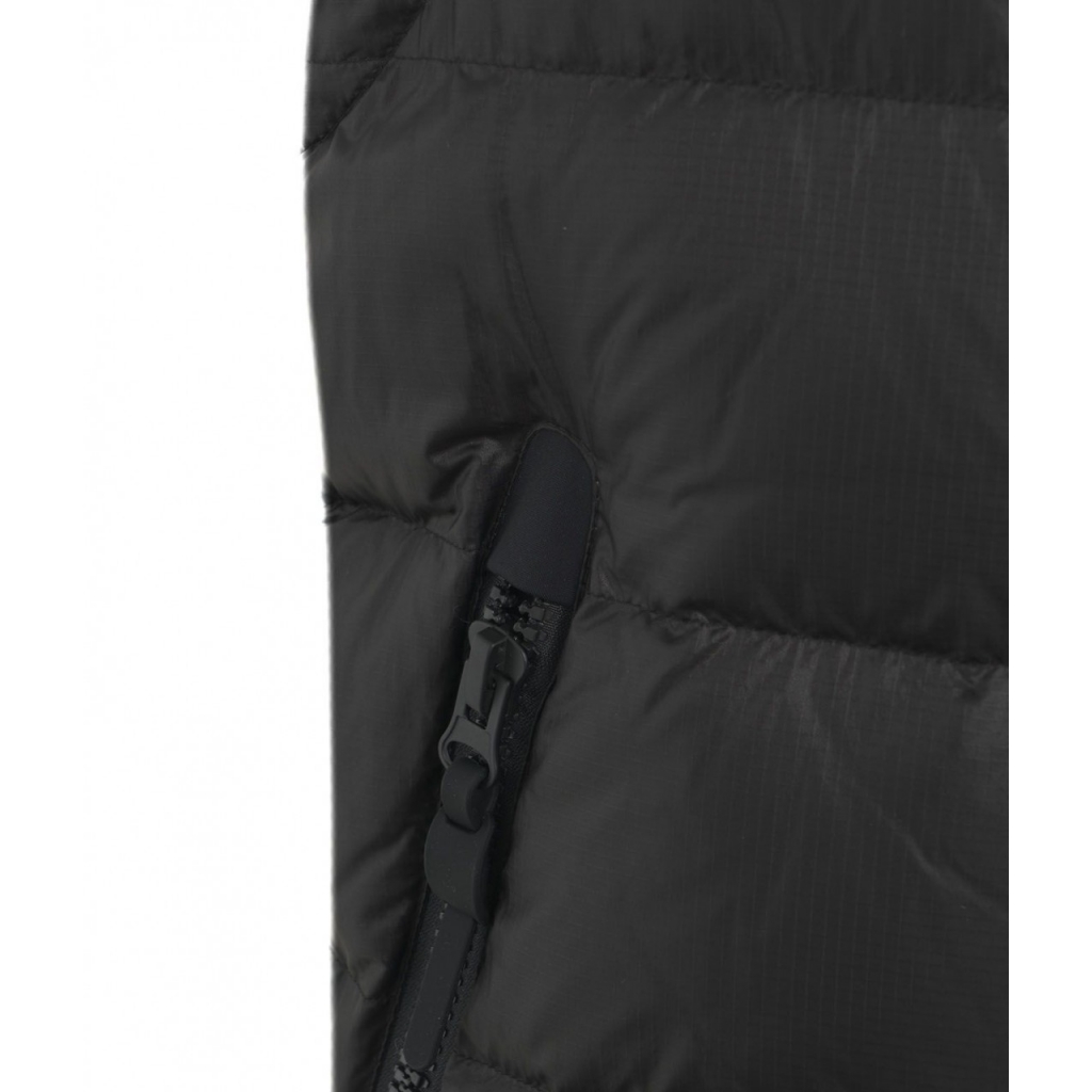 Gilet in piuma Donoma in nylon ripstop nero