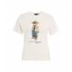 T-shirt con stampa bianco