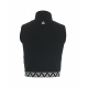 Cropped top con motivo jacquard nero