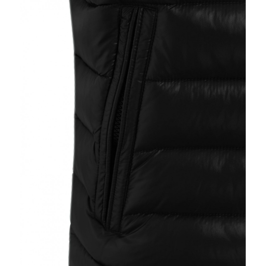 Gilet trapuntato in eco piuma nero