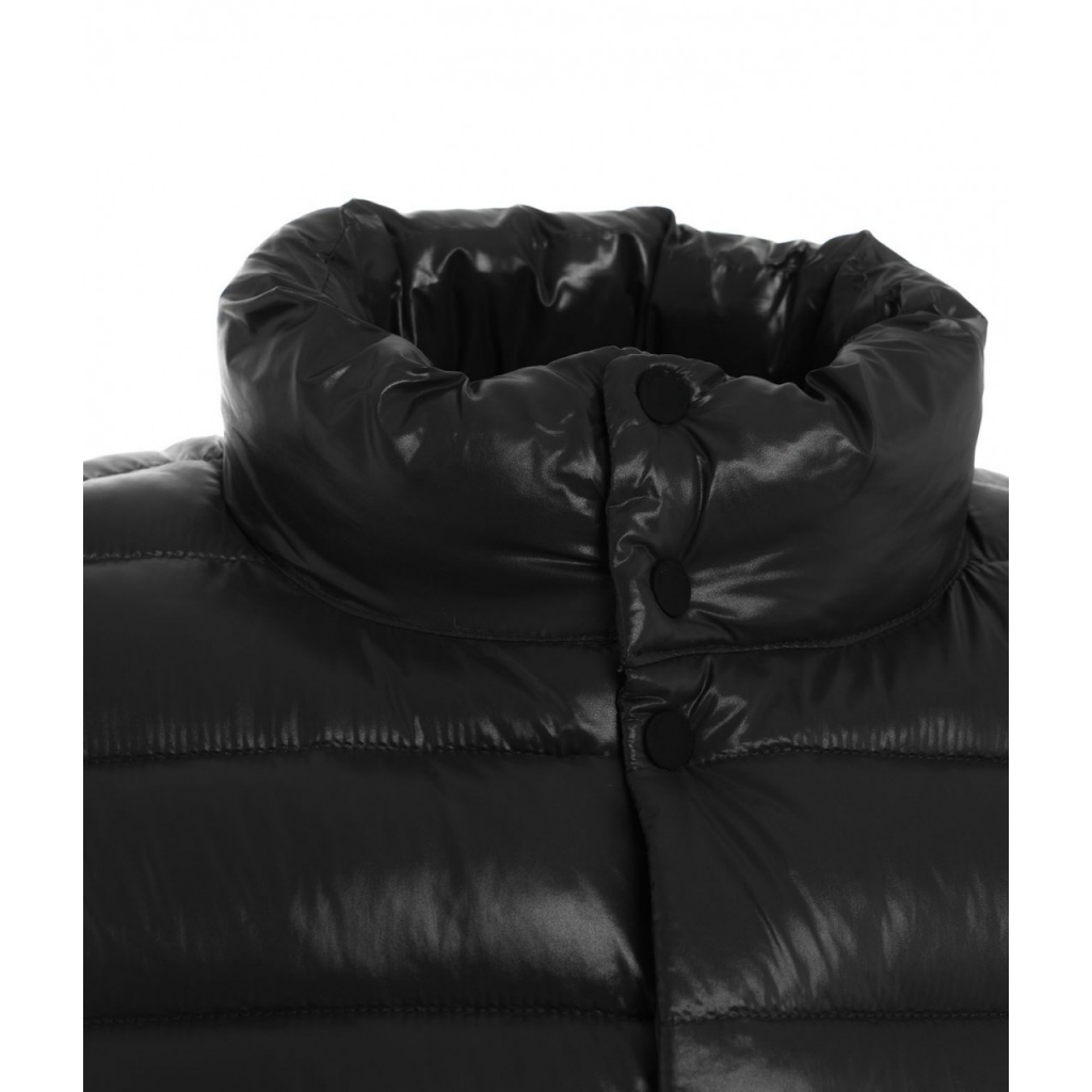 Gilet trapuntato in eco piuma nero