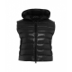 Gilet trapuntato in eco piuma nero