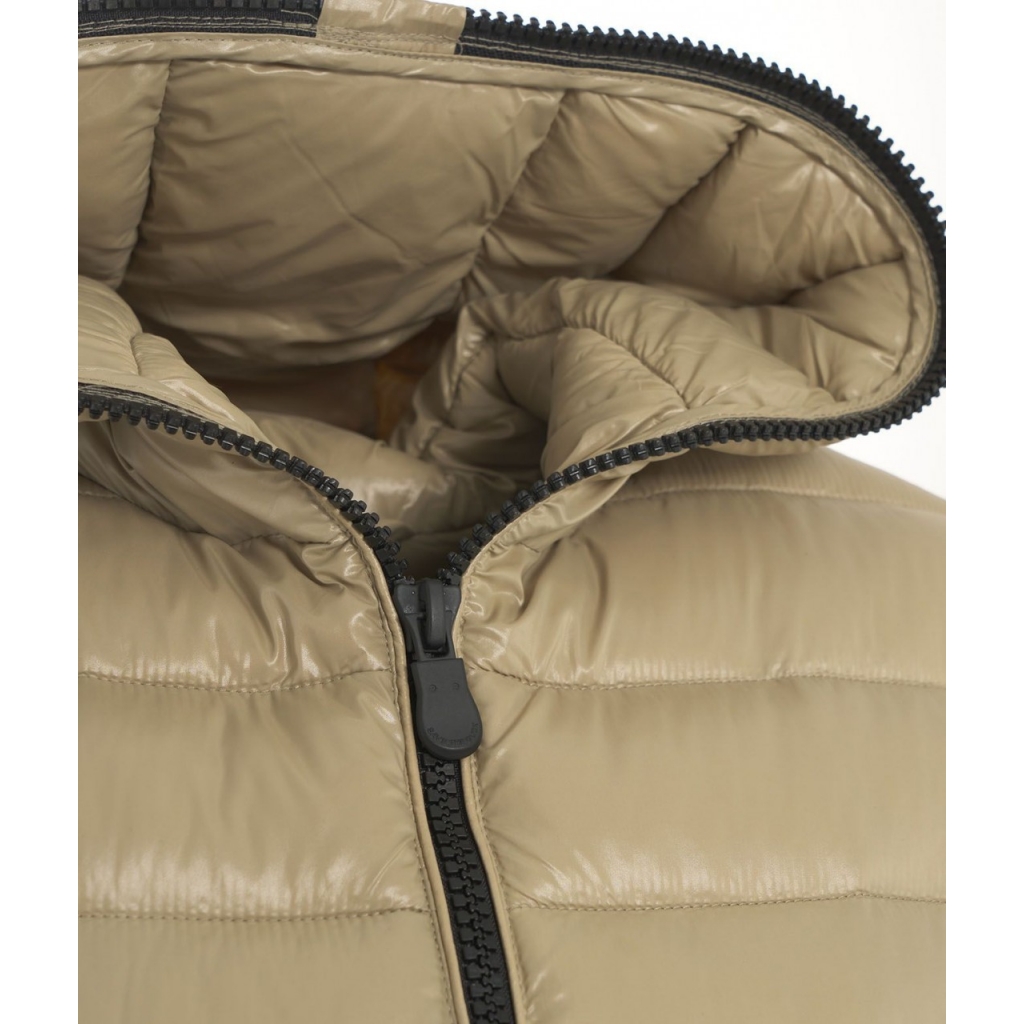 Gilet trapuntato in eco piuma beige