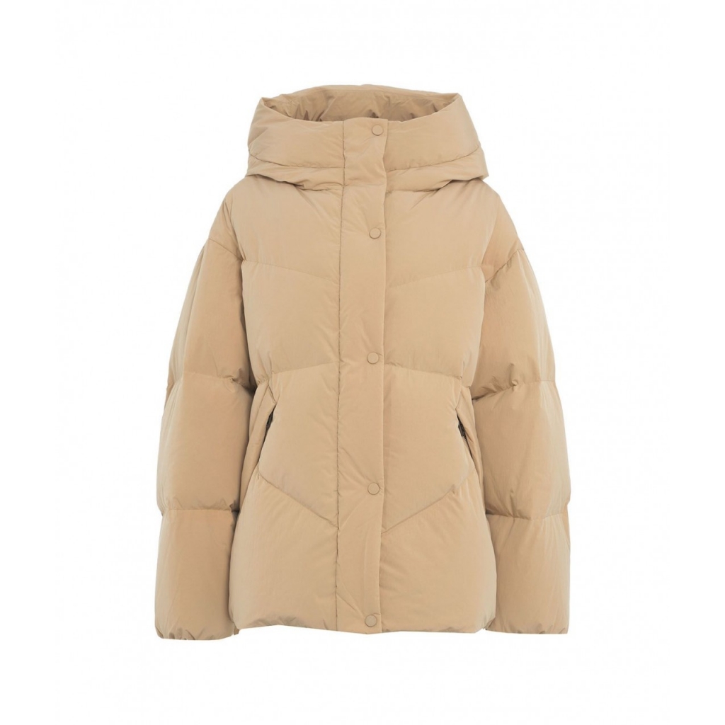 Piumino trapuntato beige