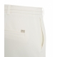 Pantalone chino straight in twill bianco