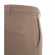 Pantalone chino straight in twill marrone chiaro