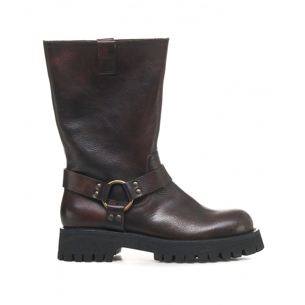 Biker boots marrone scuro