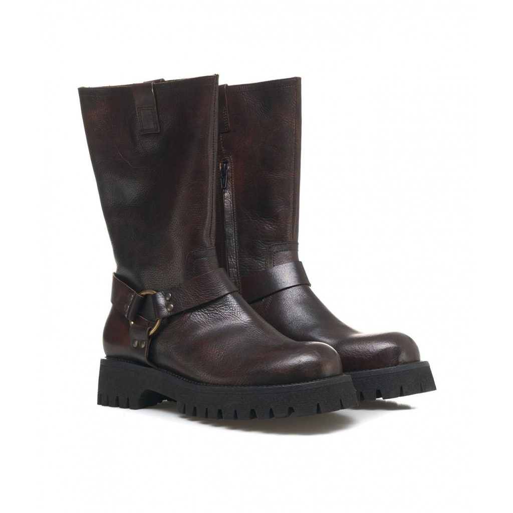 Biker boots marrone scuro