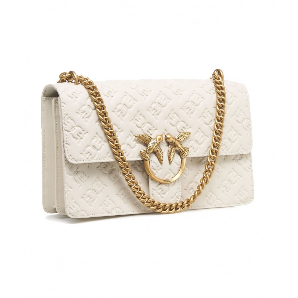 Borsa a tracolla Love One Classic bianco