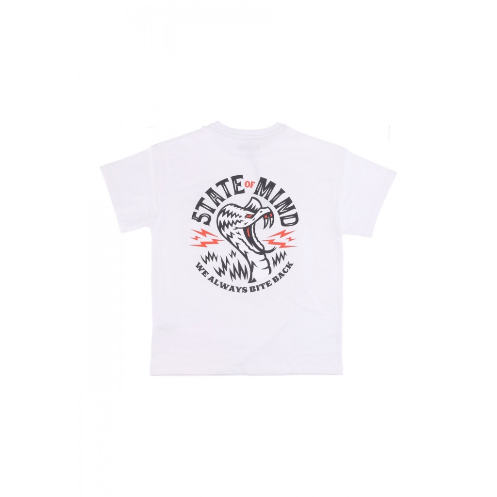 maglietta uomo snake tee WHITE