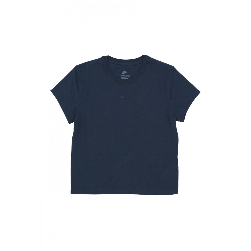 maglietta donna w sportswear chill knit crop tee ARMORY NAVY/ARMORY NAVY