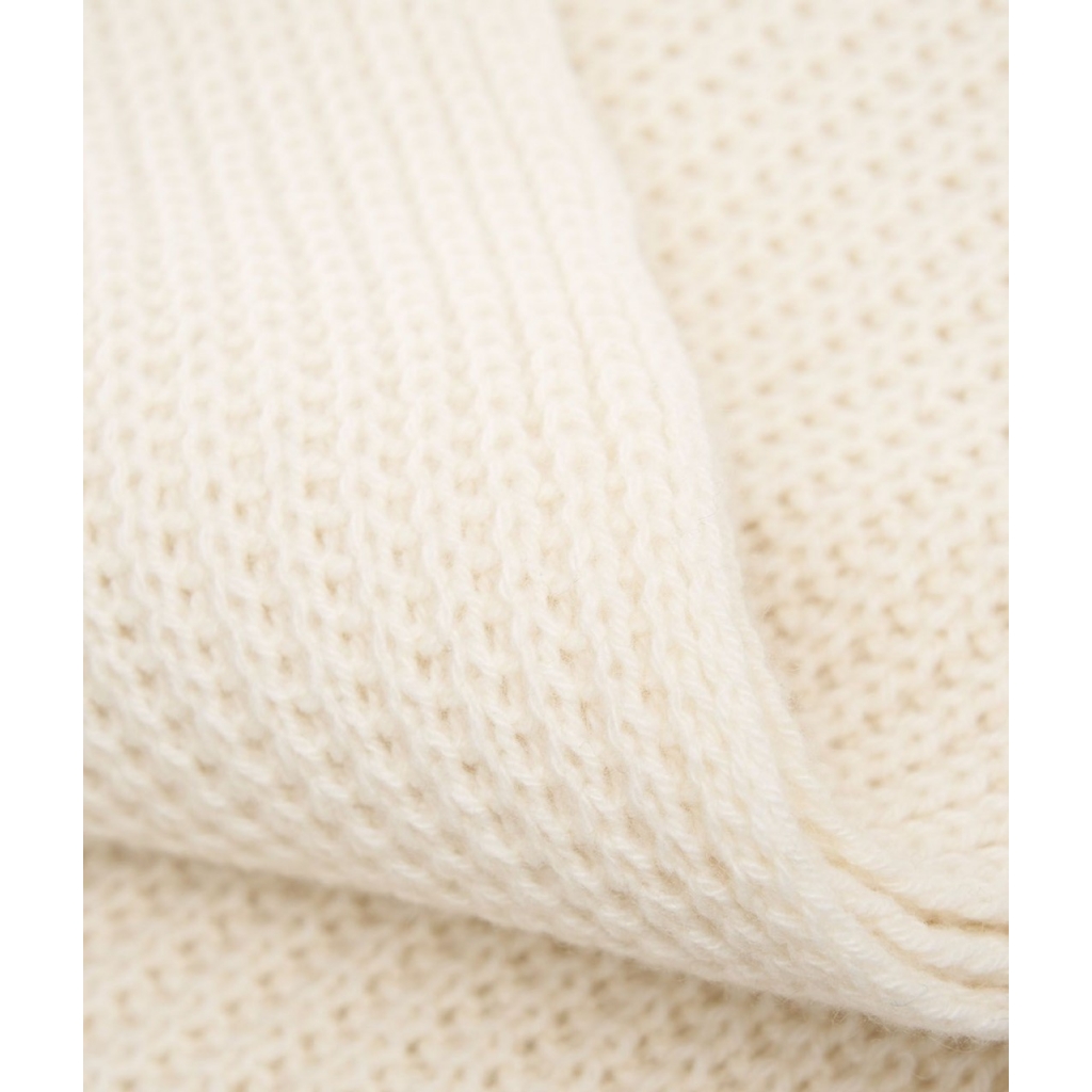 Sciarpa in cashmere crema