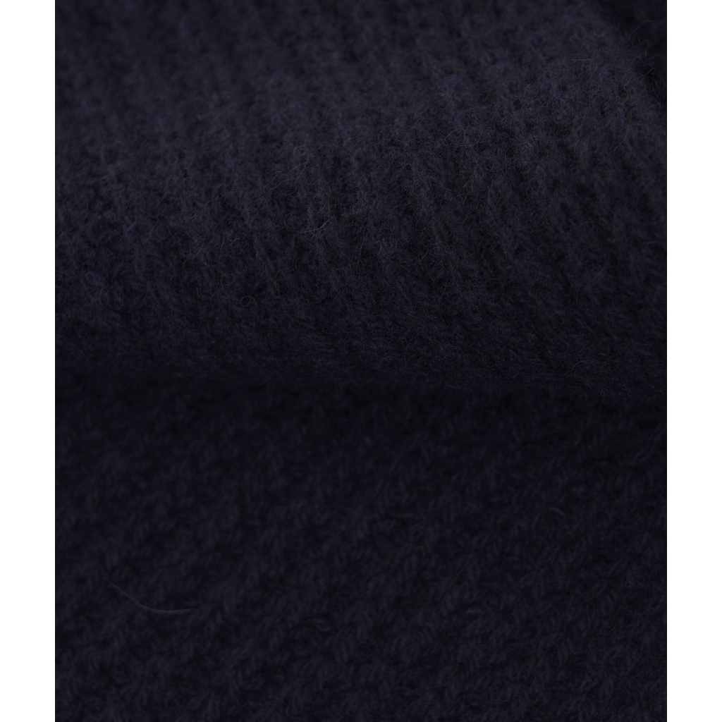 Sciarpa in cashmere blu scuro