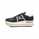 Sneakers con plateau Beth nero