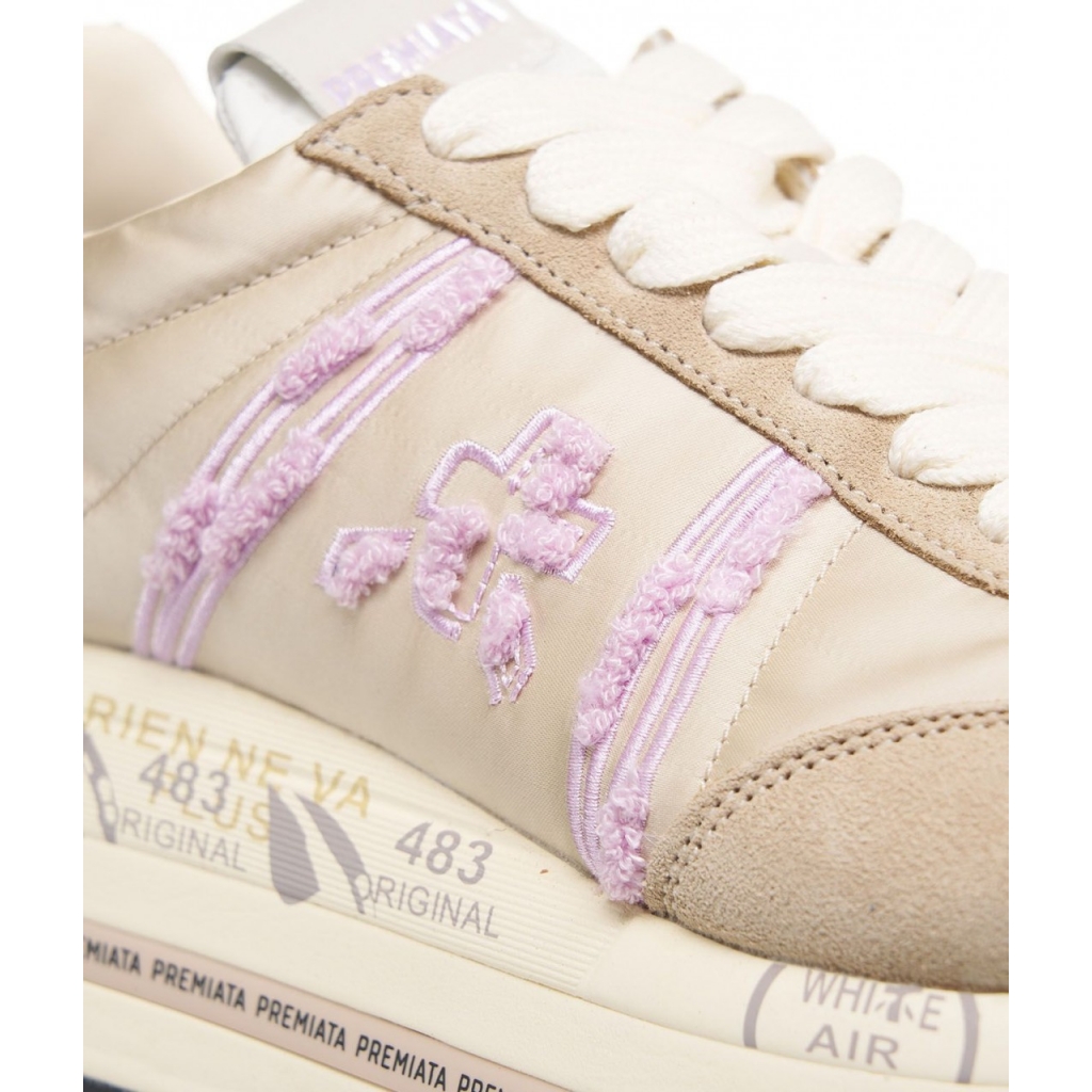 Sneakers con plateau Beth beige