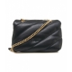 Crossbody Mini Love Puff in nappa nero