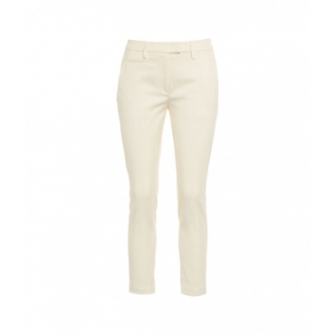 Pantaloni chino cropped slim fit Perfect crema