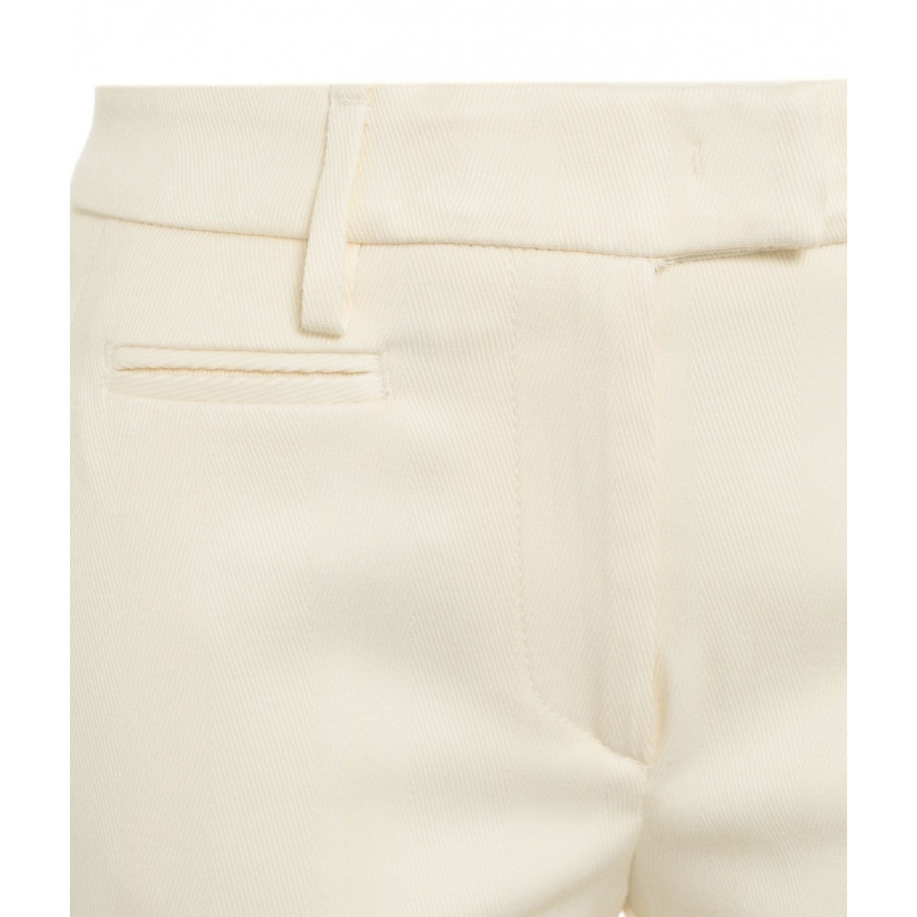 Pantaloni chino cropped slim fit Perfect crema