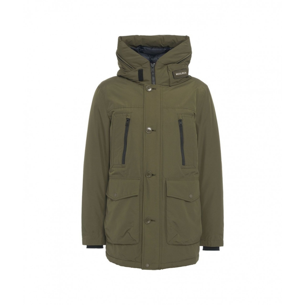 Parka in ramar cloth Arctic khaki