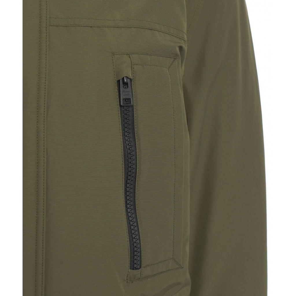 Parka in ramar cloth Arctic khaki