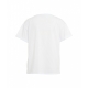 T-shirt in jersey con stampa bianco