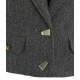 Blazer in tweed nero