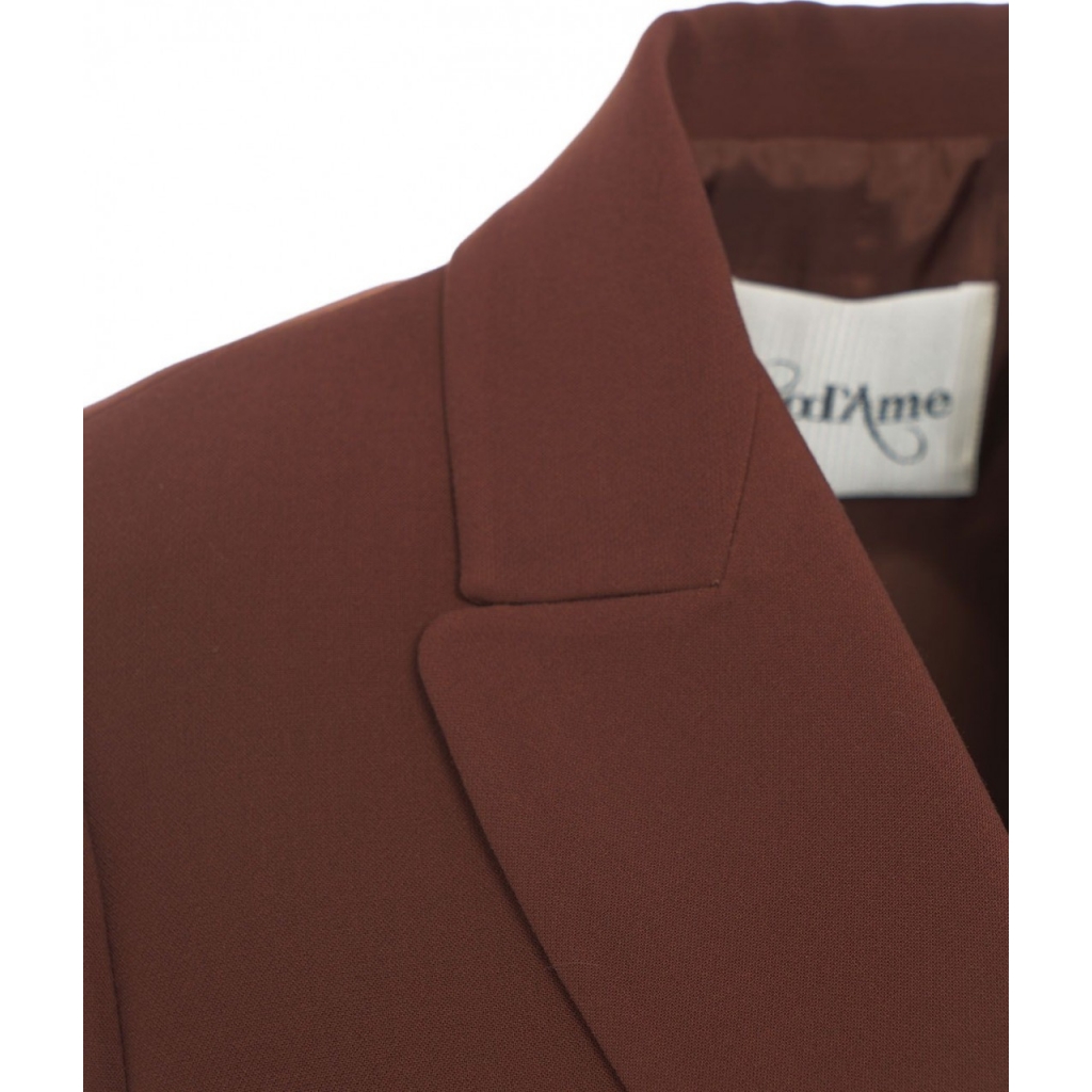 Blazer doppiopetto marrone