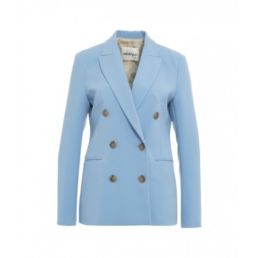 Blazer doppiopetto azzurro