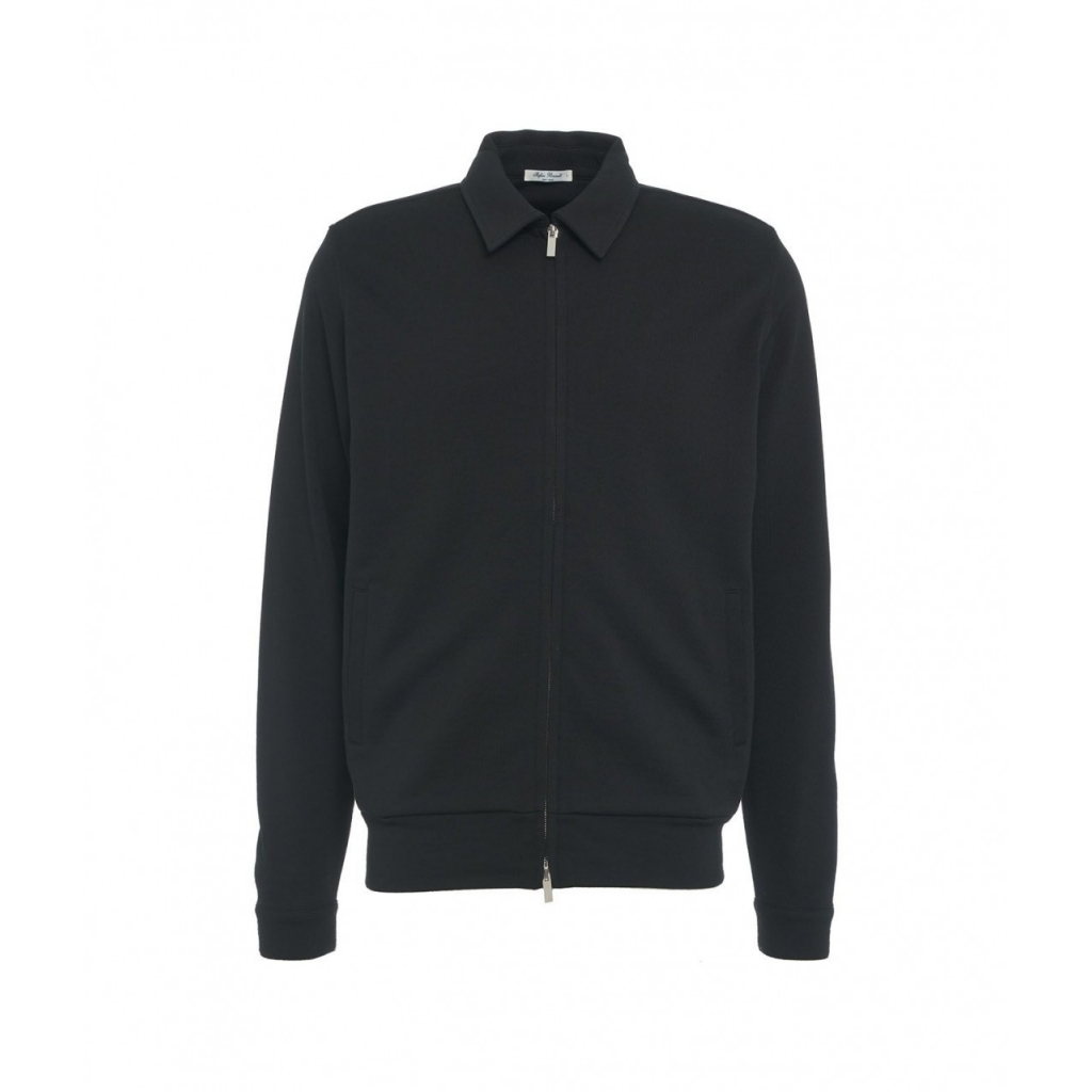 Giacca in merino jersey Alek nero