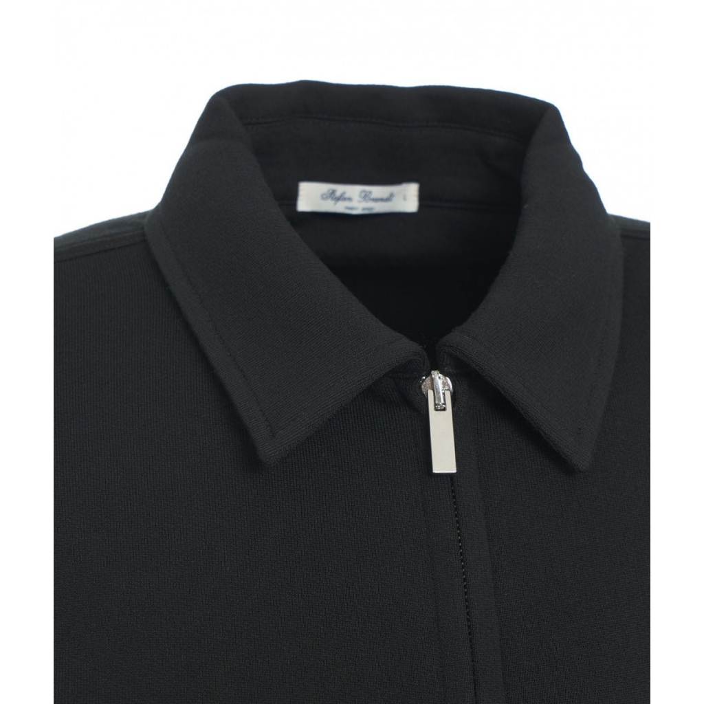 Giacca in merino jersey Alek nero