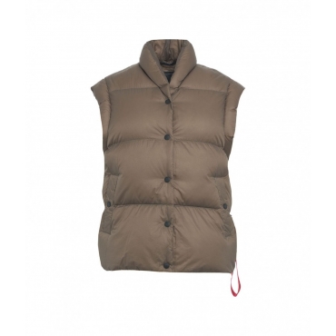 Gilet ultraleggero in piuma Norimberga marrone