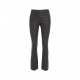 Jegging in pelle Freya marrone scuro