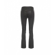 Jegging in pelle Freya marrone scuro