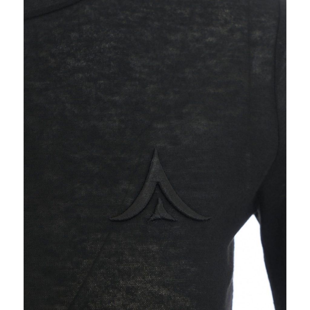 Maglia lupetto in jersey nero