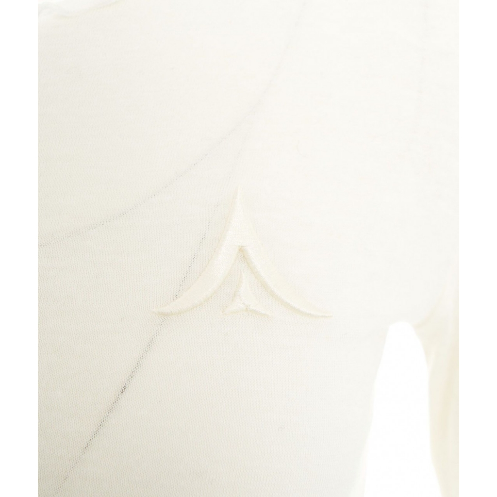 Maglia maniche lunghe in jersey bianco