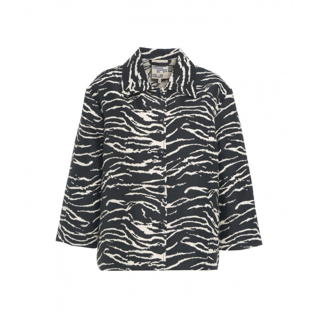 Giacca animalier Bessie nero