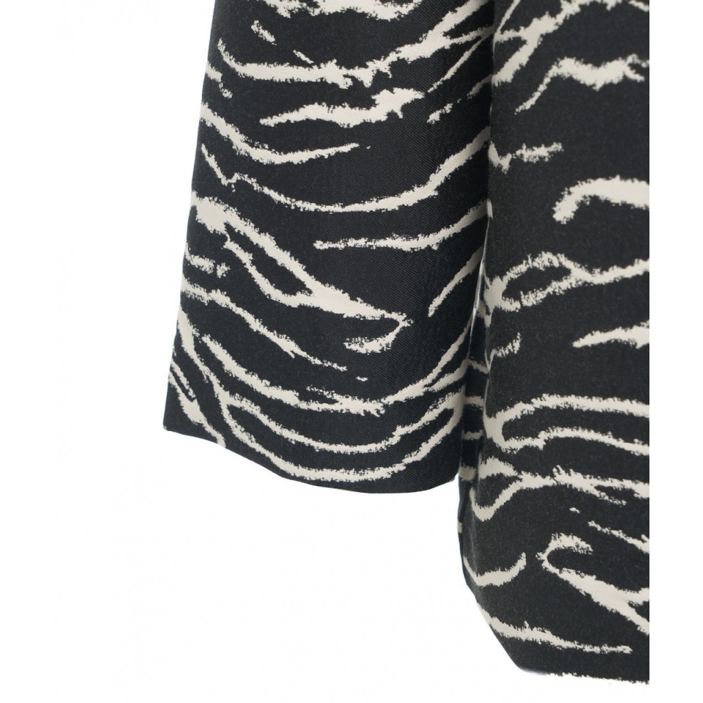 Giacca animalier Bessie nero