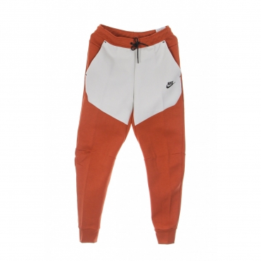 pantalone tuta leggero uomo sportswear tech fleece BURNT SUNRISE/LIGHT BONE/BLACK