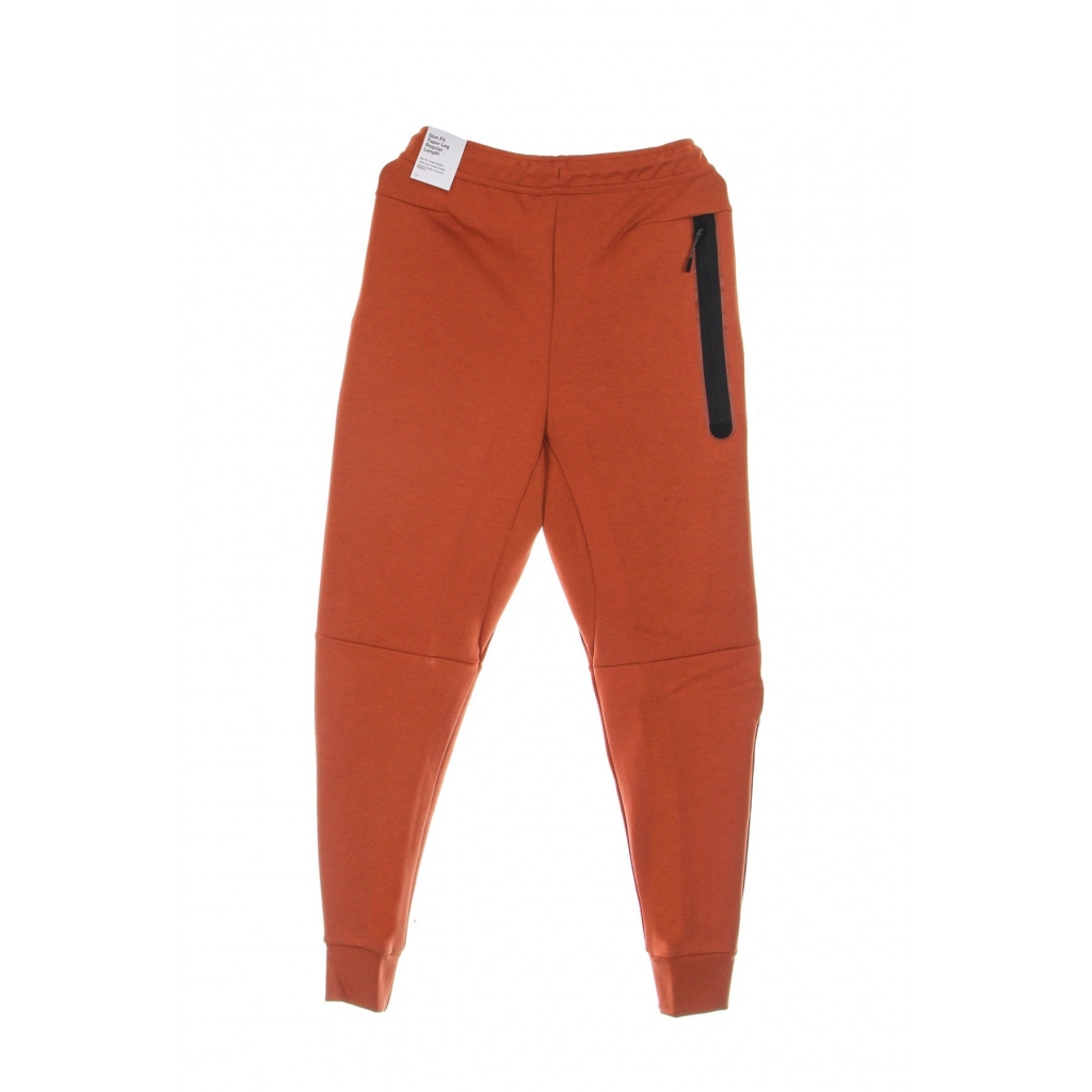 pantalone tuta leggero uomo sportswear tech fleece BURNT SUNRISE/LIGHT BONE/BLACK