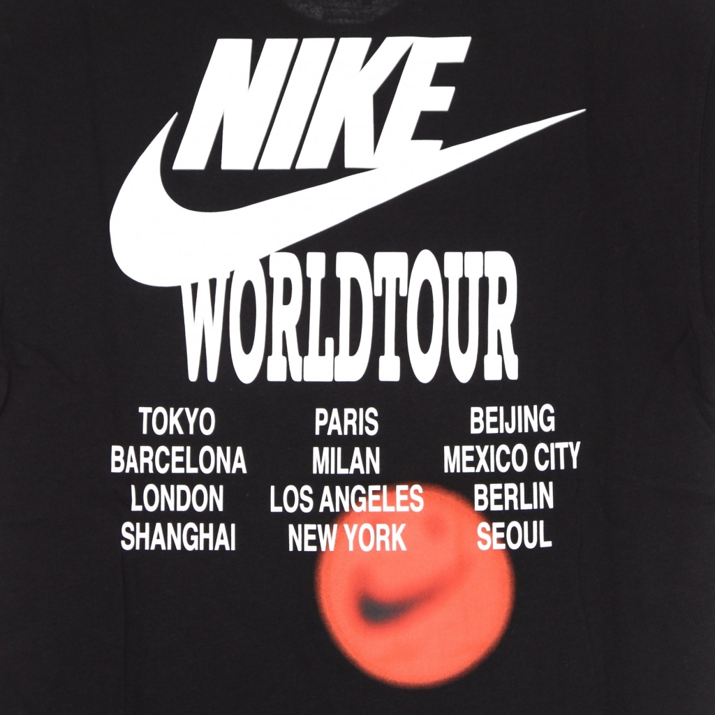 maglietta uomo sportswear tee world tour 2 BLACK