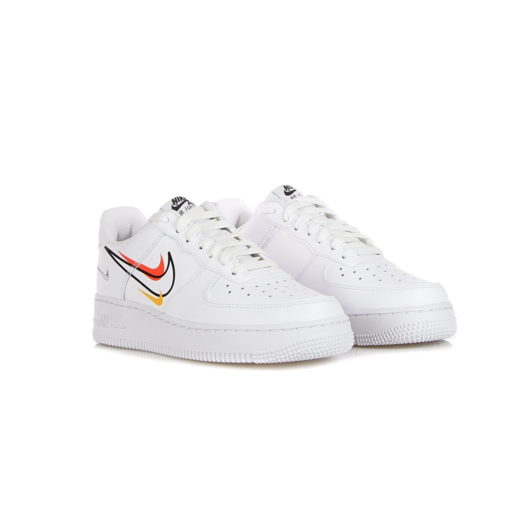 scarpa bassa uomo air force 1 WHITE/BLACK/TEAM ORANGE/UNIVERSITY GOLD