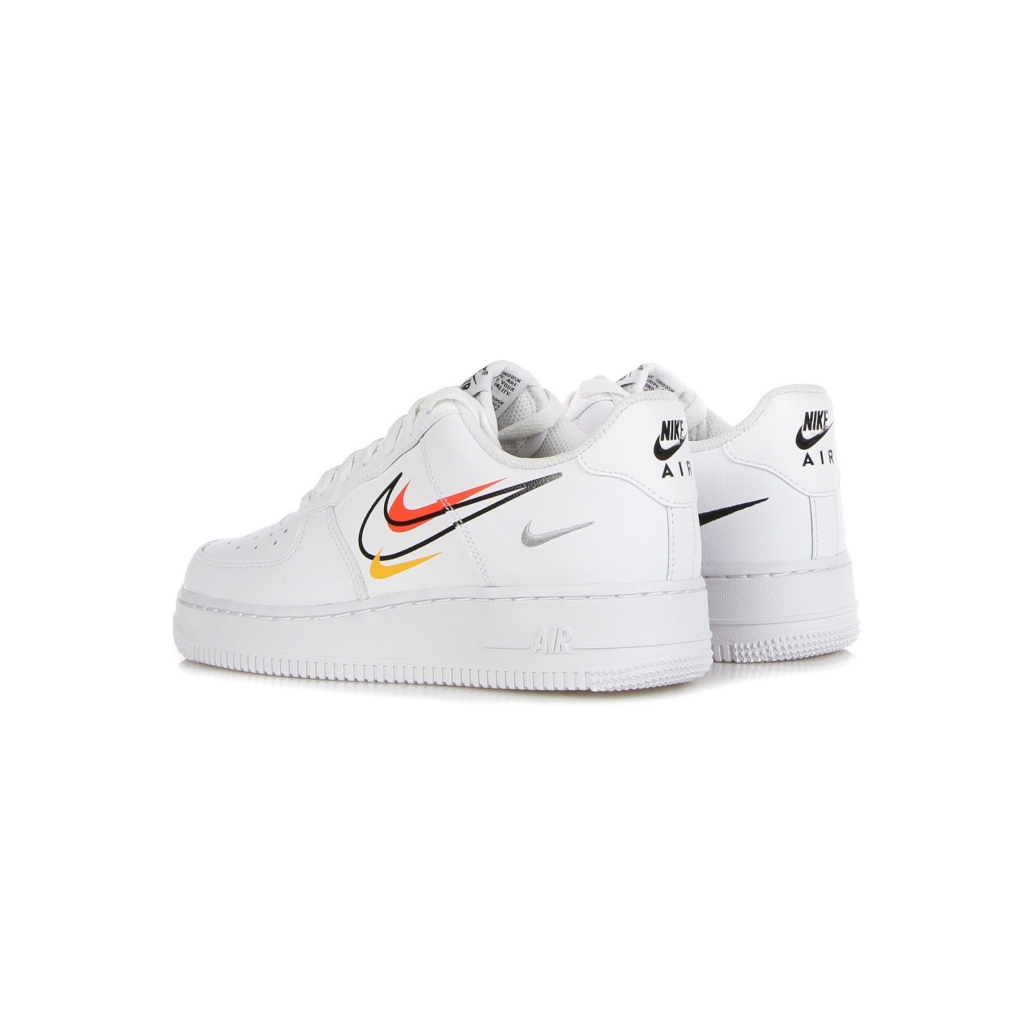 scarpa bassa uomo air force 1 WHITE/BLACK/TEAM ORANGE/UNIVERSITY GOLD