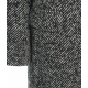 Cappotto oversize in lana Butter nero