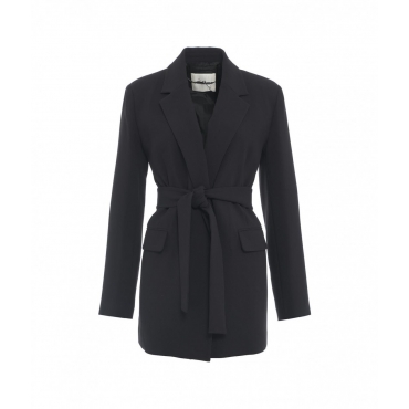 Blazer con fusciacca nero