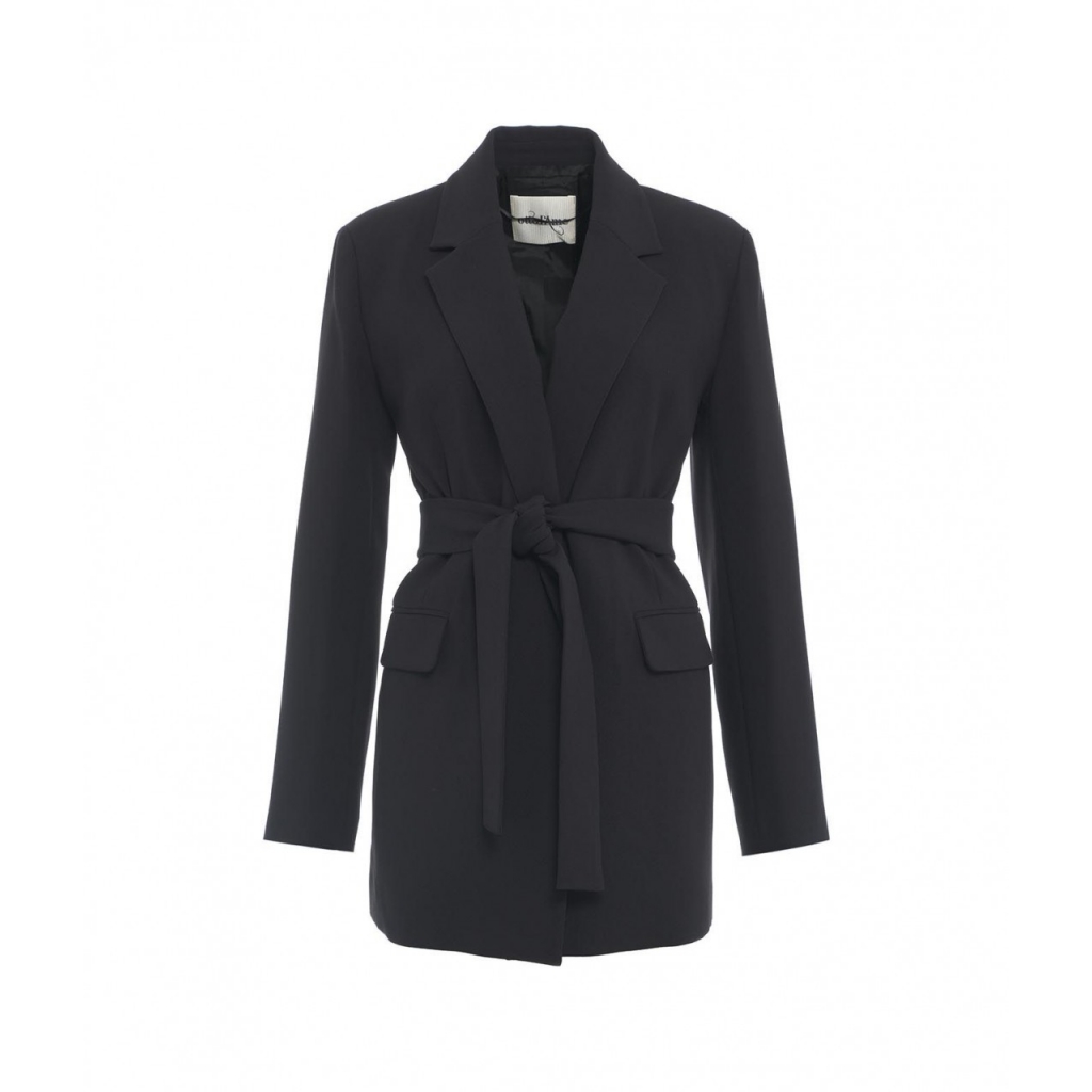 Blazer con fusciacca nero